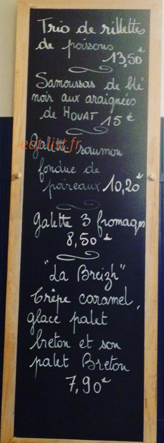 Chez Loulou — carte page 1