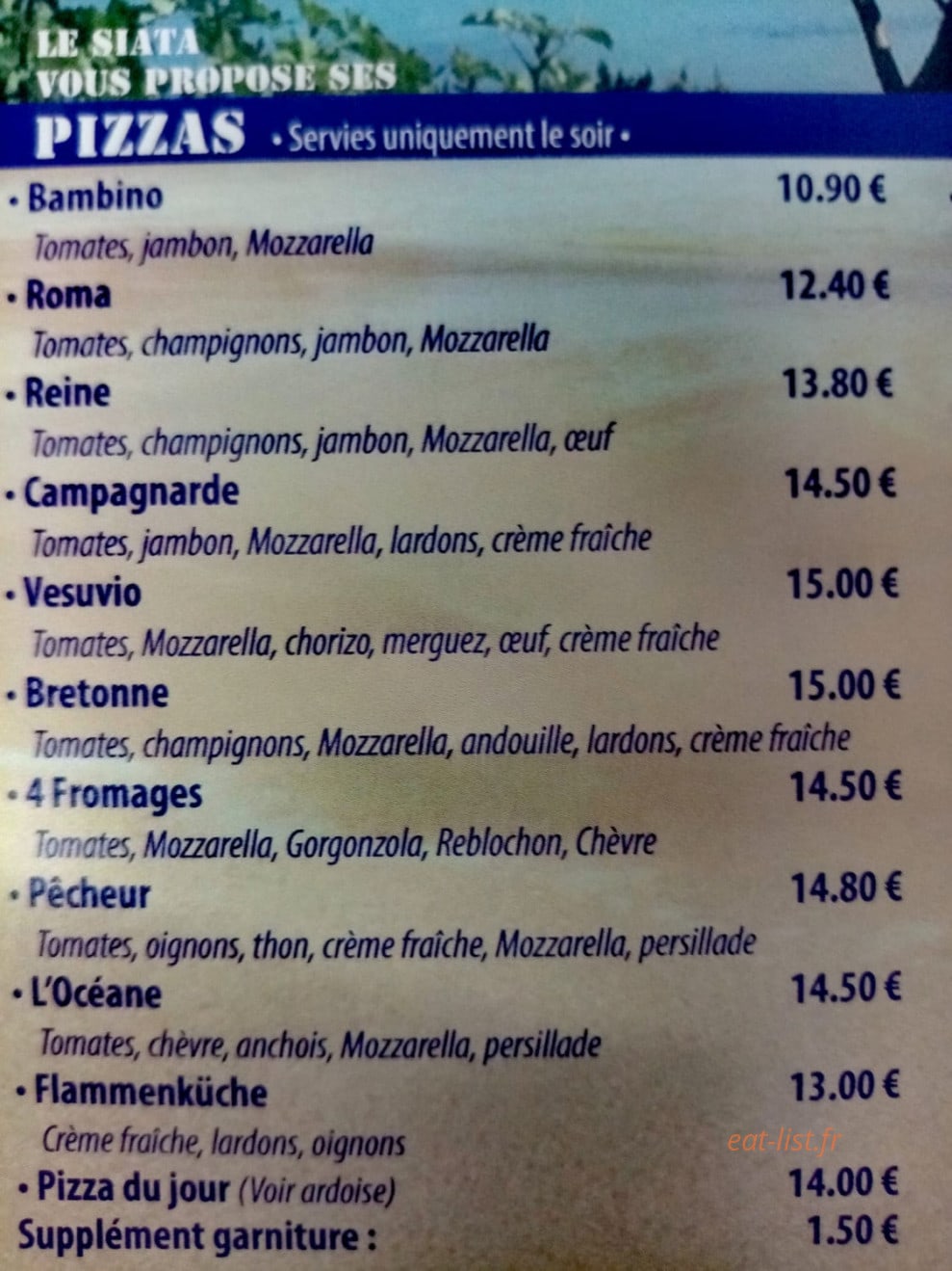 Le Siata — carte page 1