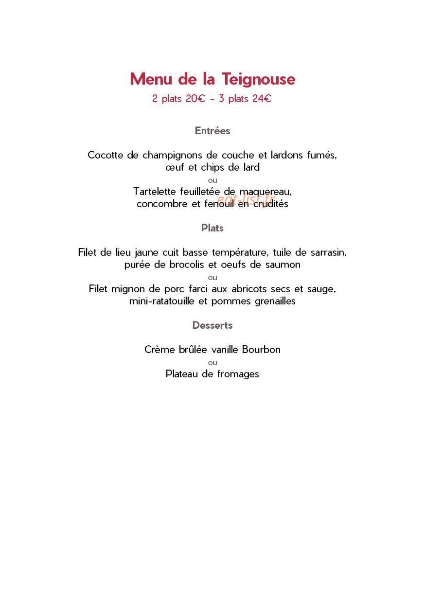 Hôtel Restaurant Europa — carte page 5