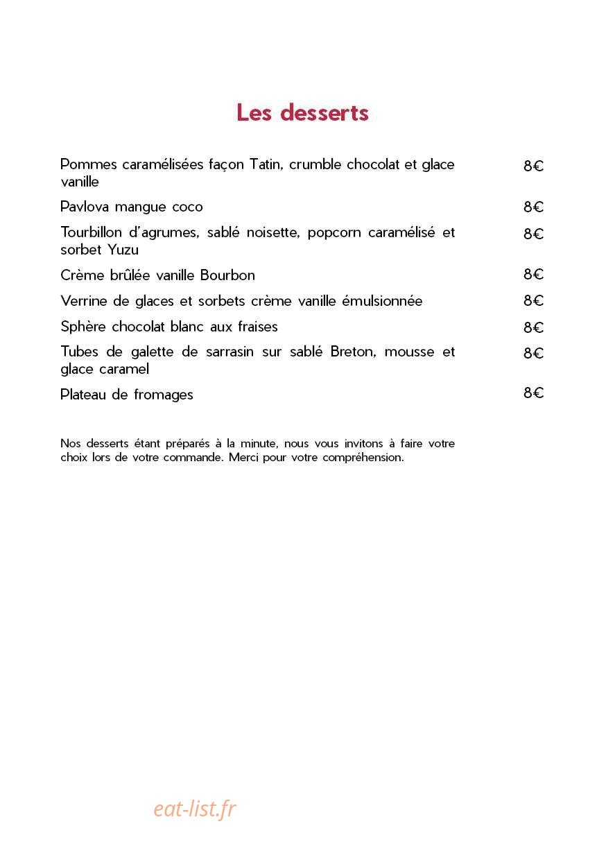 Hôtel Restaurant Europa — carte page 4