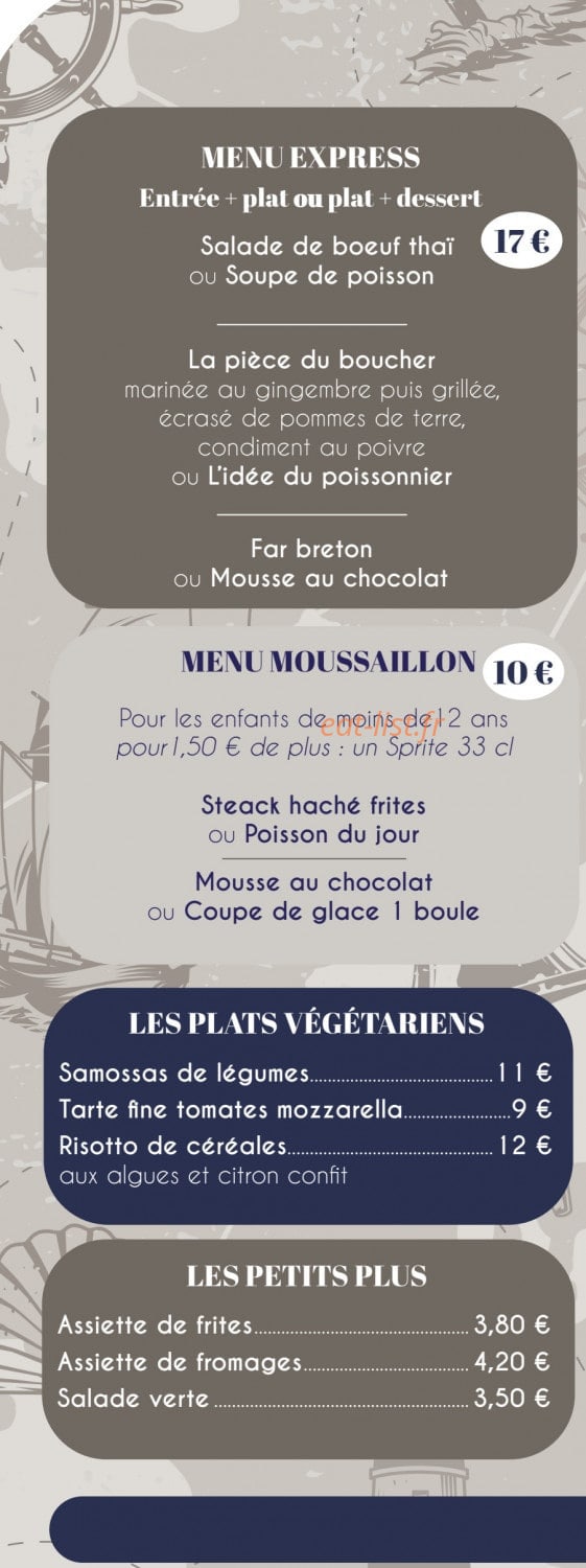 Le Corsaire — carte page 1