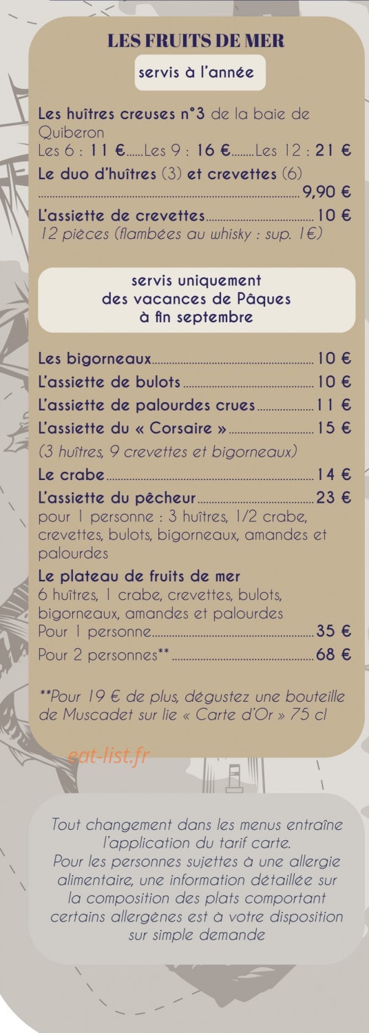 Le Corsaire — carte page 4