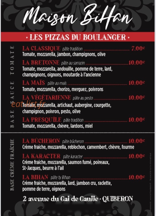 Maison Bihan — carte page 1