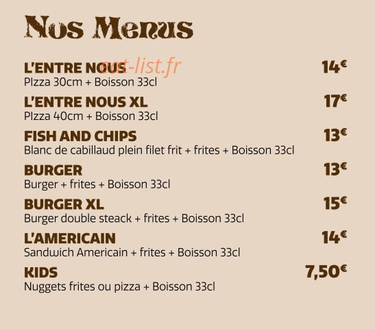 Entre-Nous — carte page 8
