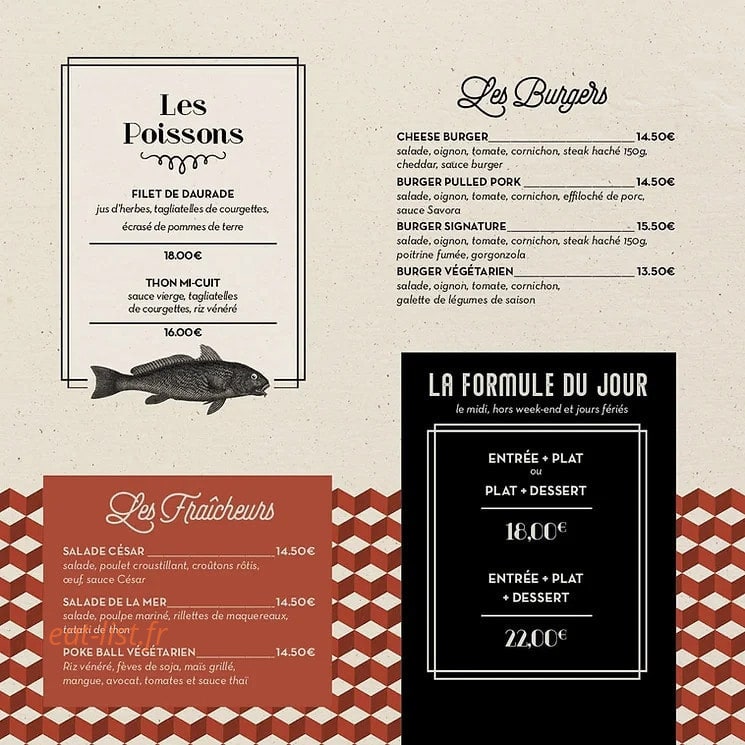 Le Bar'Bak — carte page 1