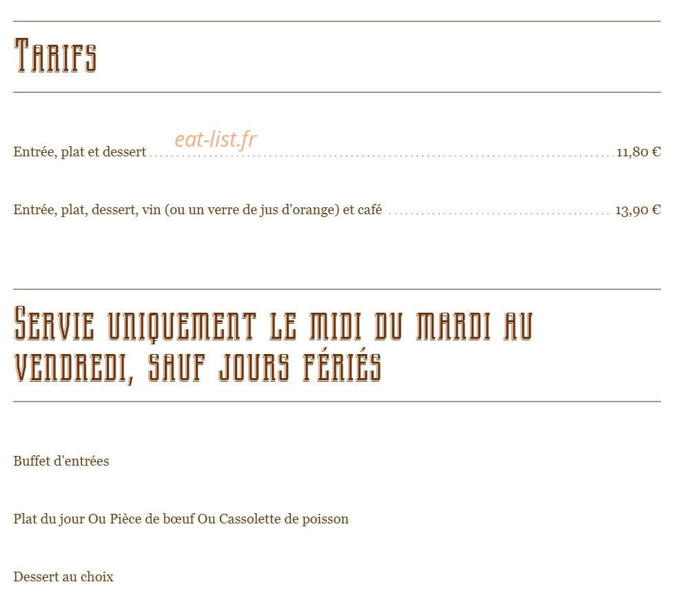 La Cale Sèche — carte page 7