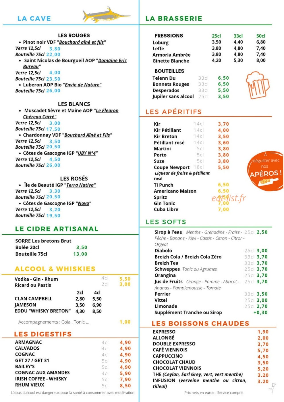 Le Newport — carte page 1