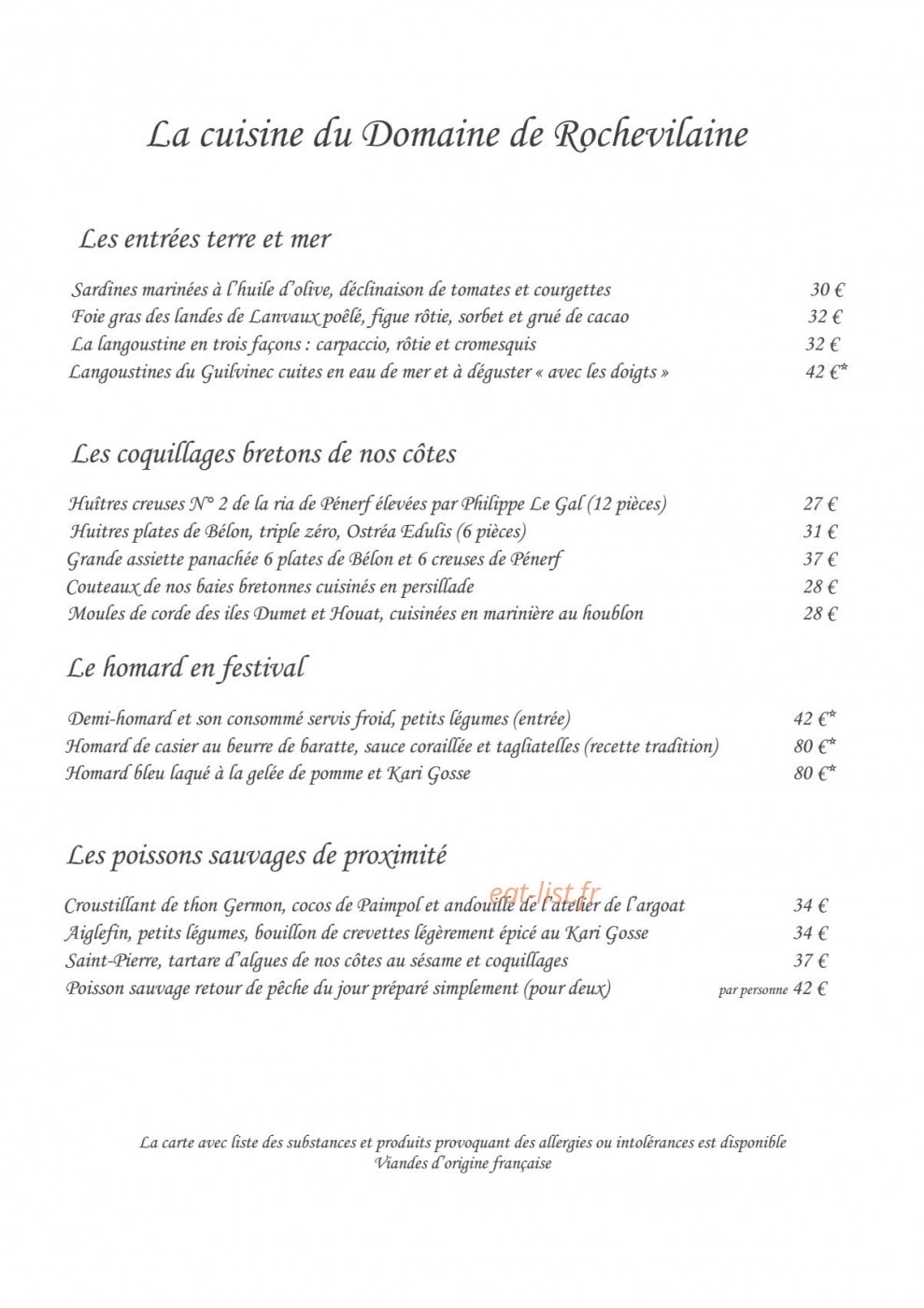 Domaine de Rochevilaine — carte page 1