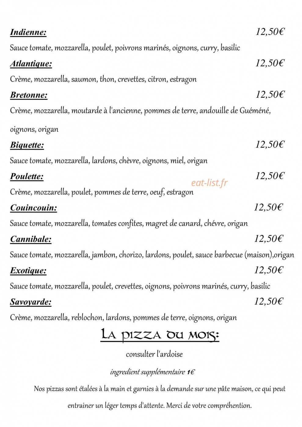 Le Benguë Chez Lili — carte page 3