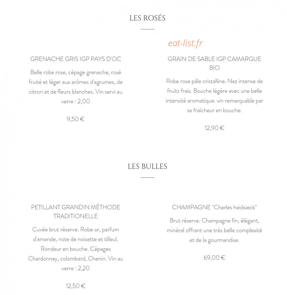 L' Ambroisie — carte page 6