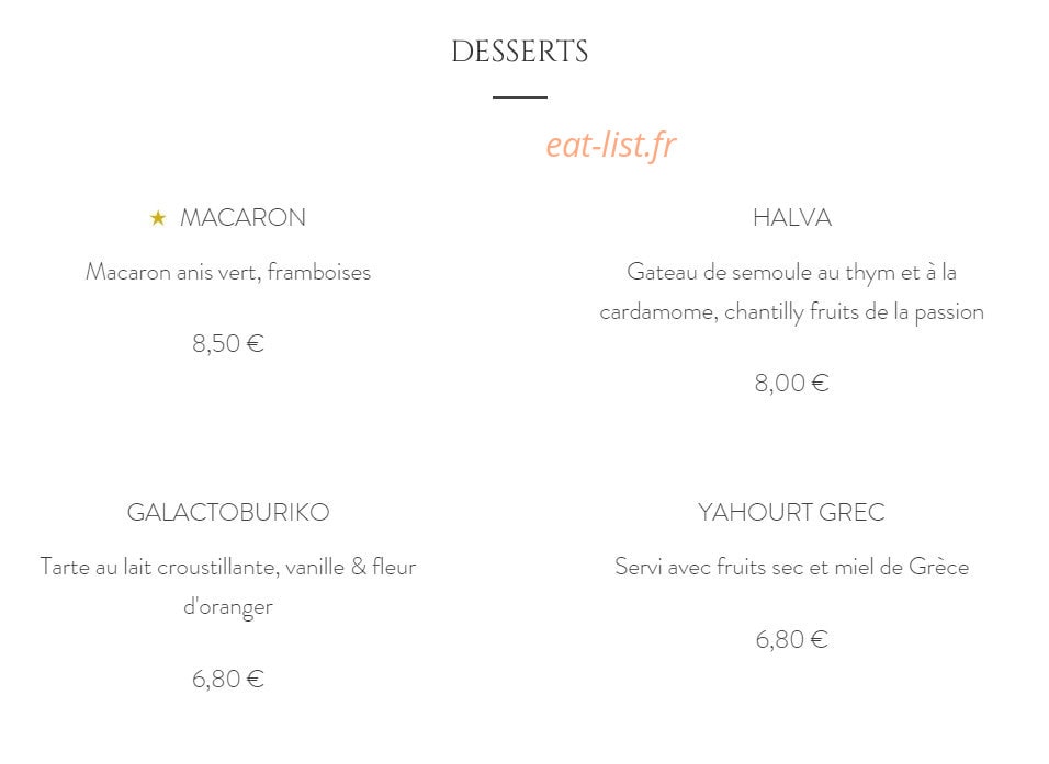 L' Ambroisie — carte page 3