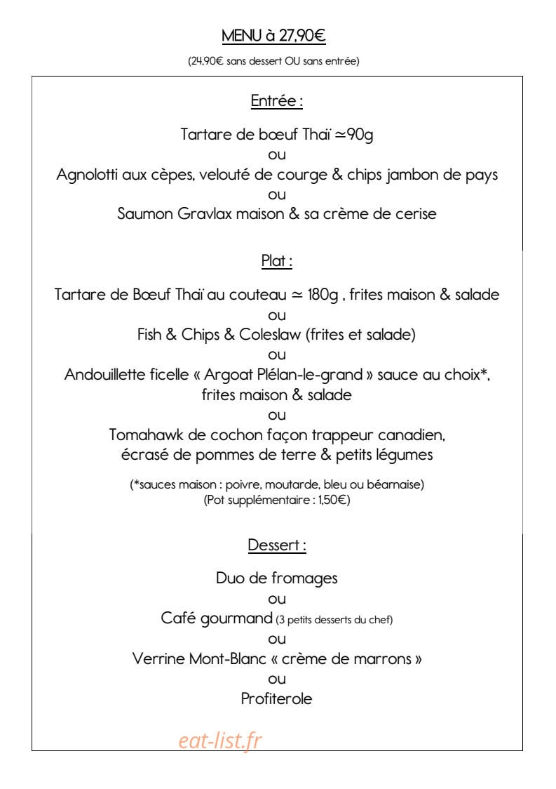 Auberge du Moulin Neuf — carte page 6