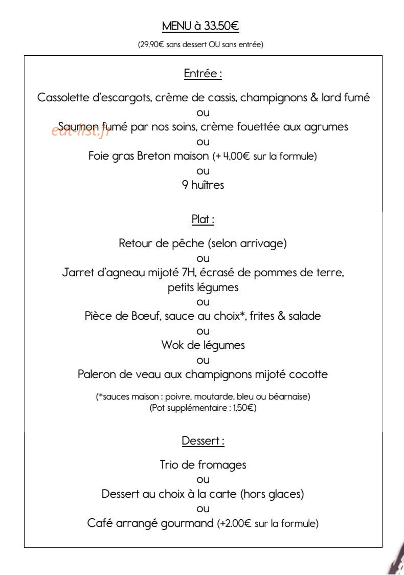 Auberge du Moulin Neuf — carte page 7