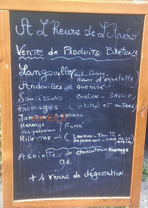 A l'Heure De l'Apero — carte page 1