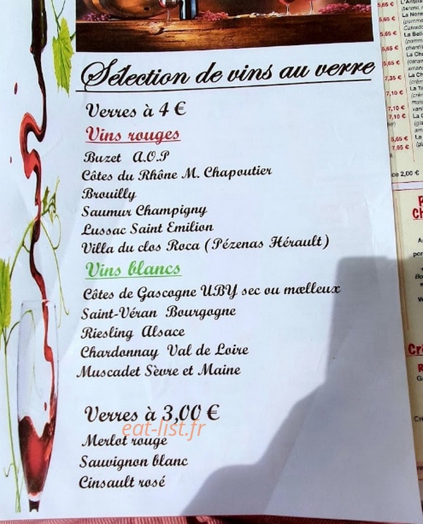 Café Breton — carte page 3