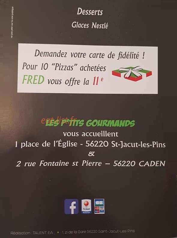 Les P'tits Gourmands — carte page 4