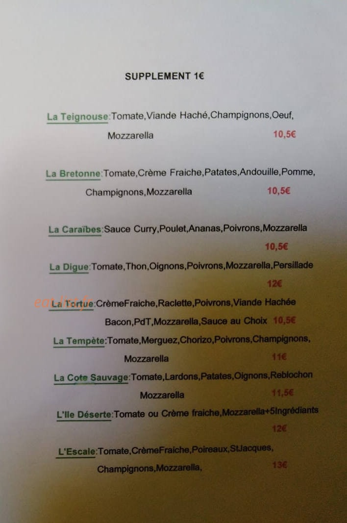 L'Escale — carte page 2