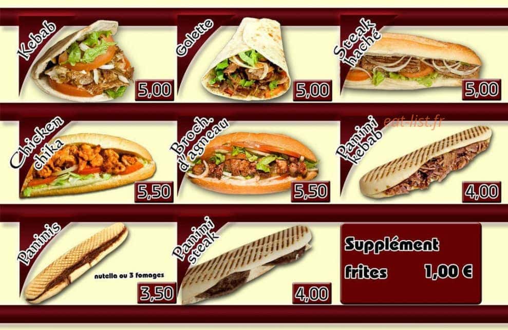 Antalya Kebab — carte page 2