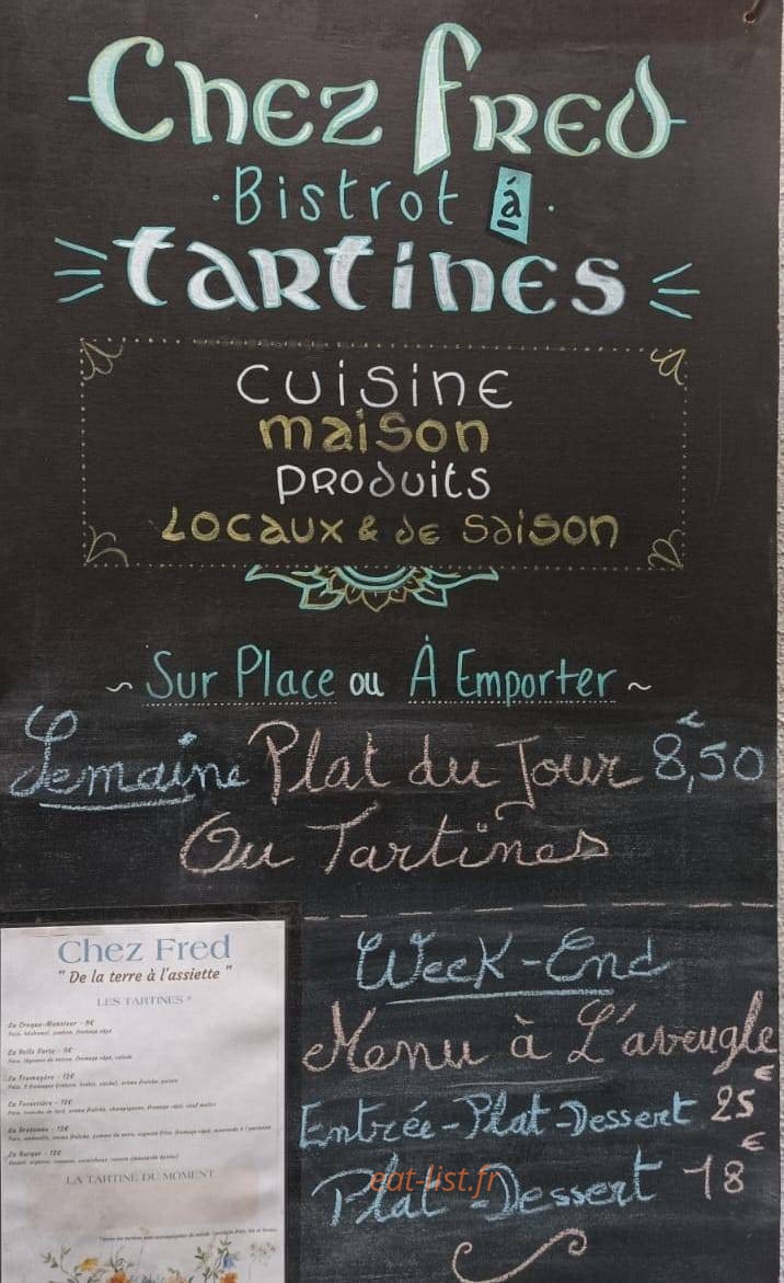 Chez fred — carte page 1