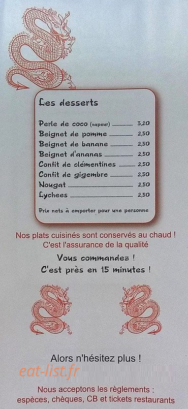 Le Saïgon — carte page 15