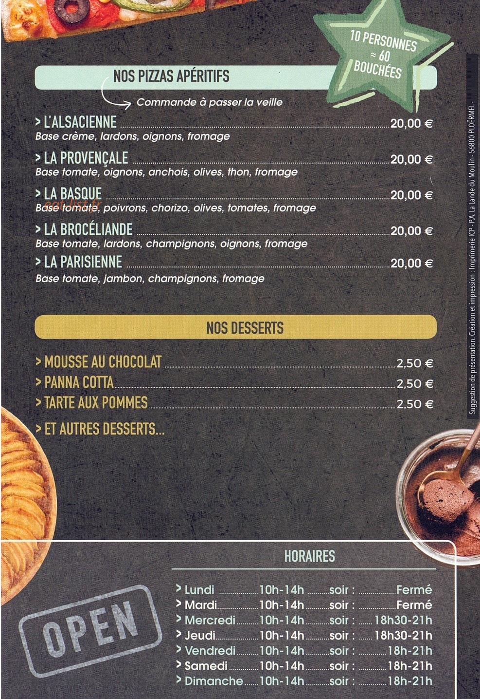 Risto shop — carte page 2