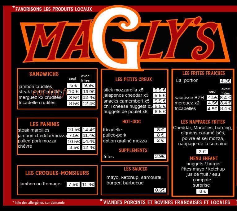 Magly's — carte page 2