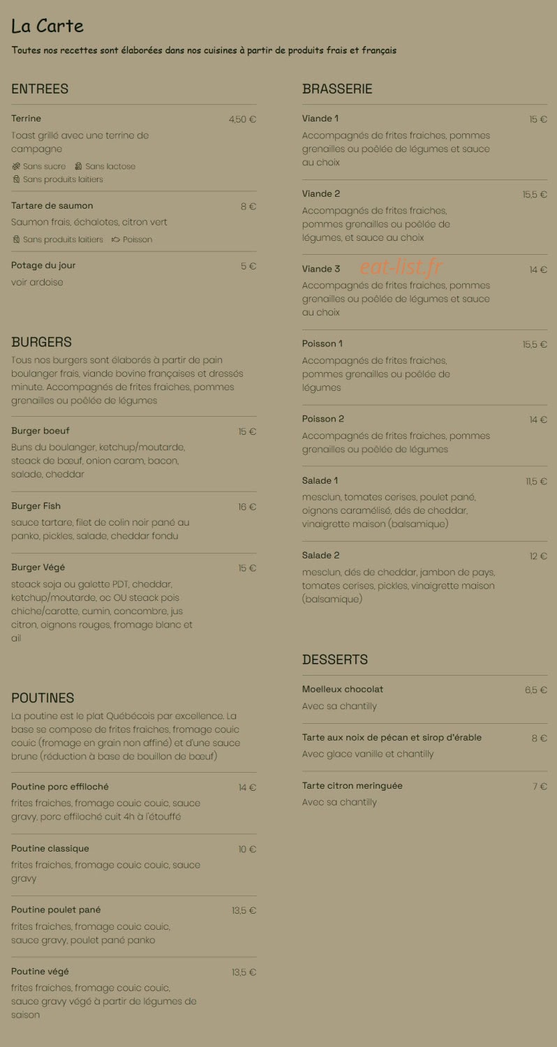 La Grange — carte page 1