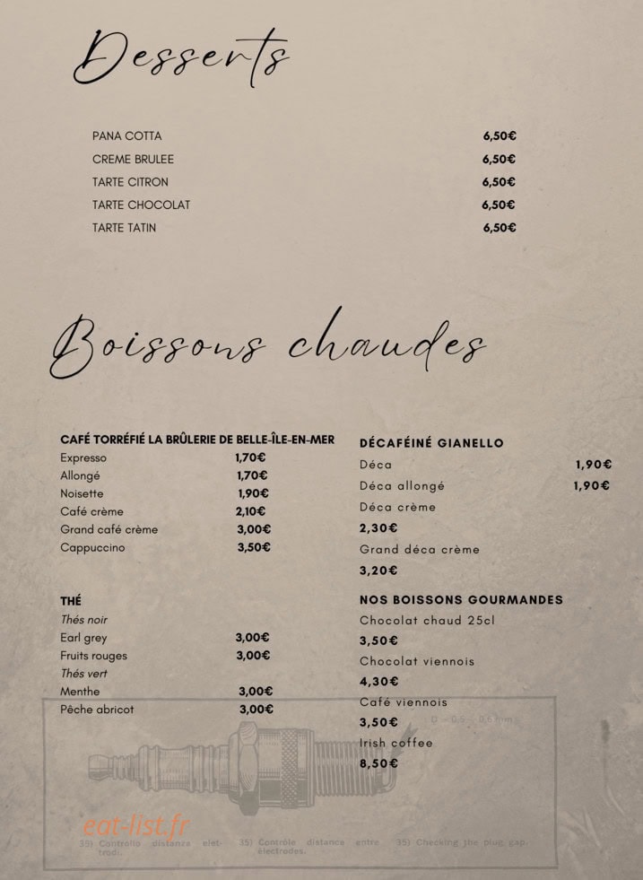 Drivers' Club — carte page 6