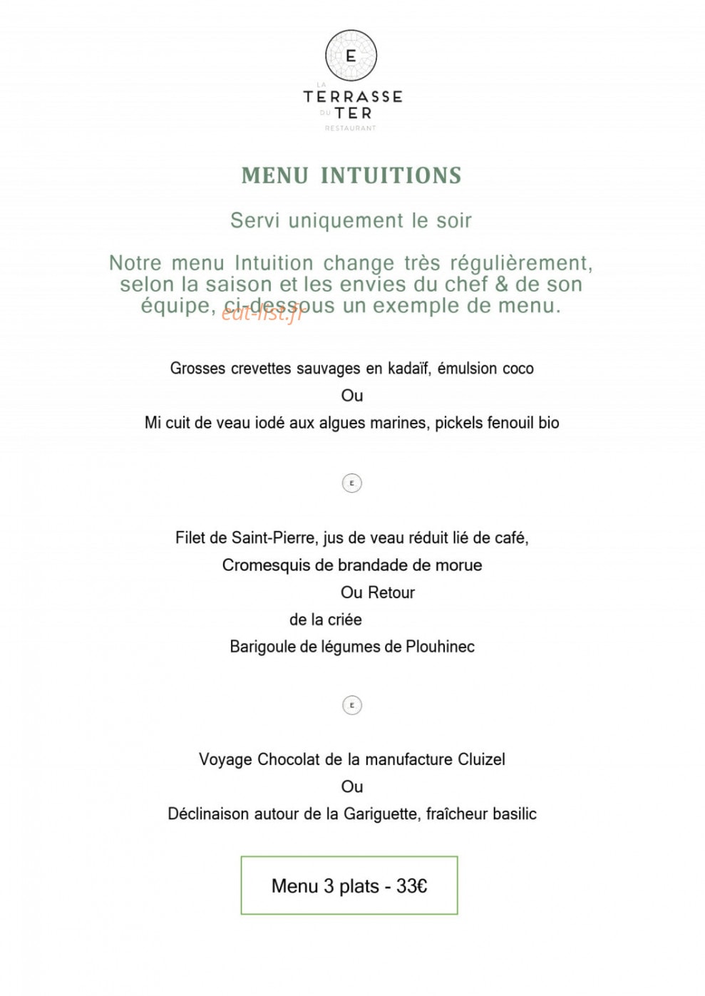 La Terrasse du Ter — carte page 3