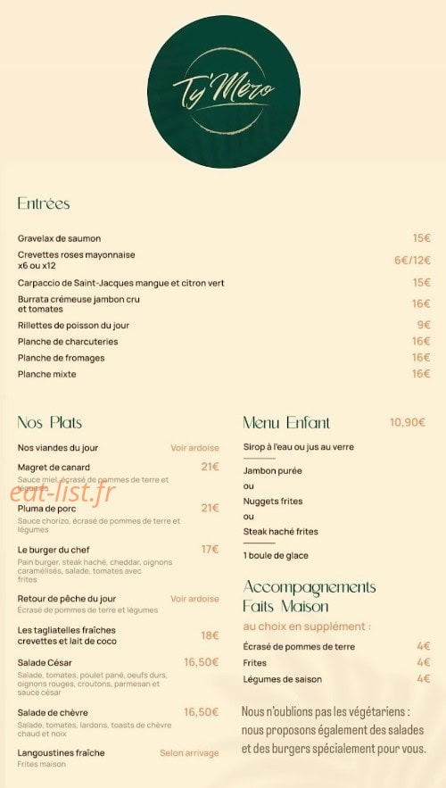 Ty’Mero — carte page 1