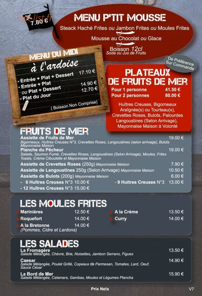 Le Moulin Vert — carte page 5