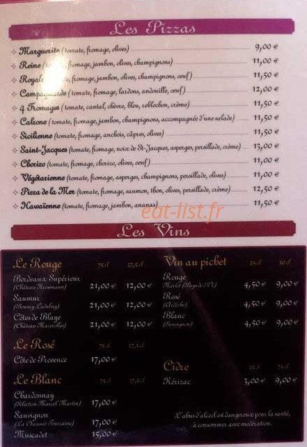 Le Petit Baigneur — carte page 1