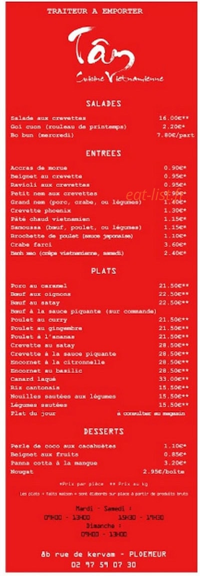 Tam — carte page 1