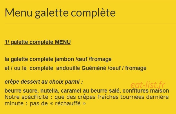 Tentations Bretonnes — carte page 1
