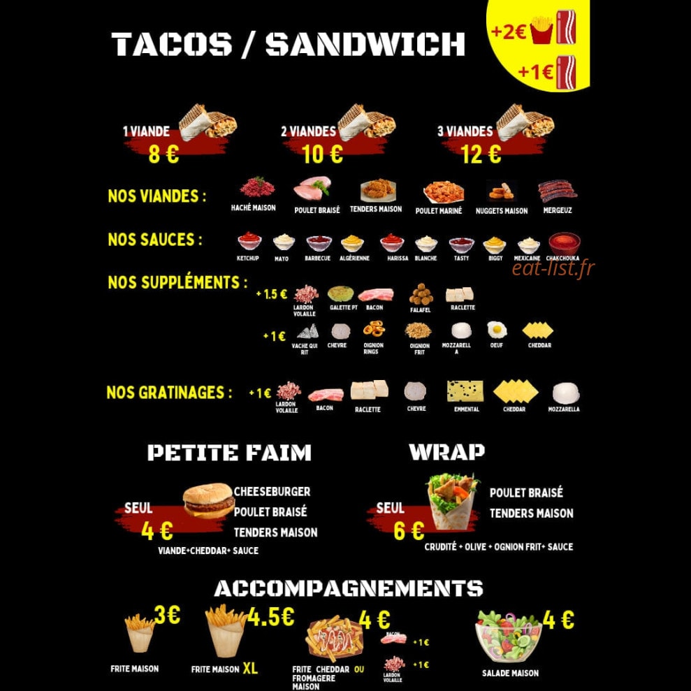 Chicken Breizh — carte page 2