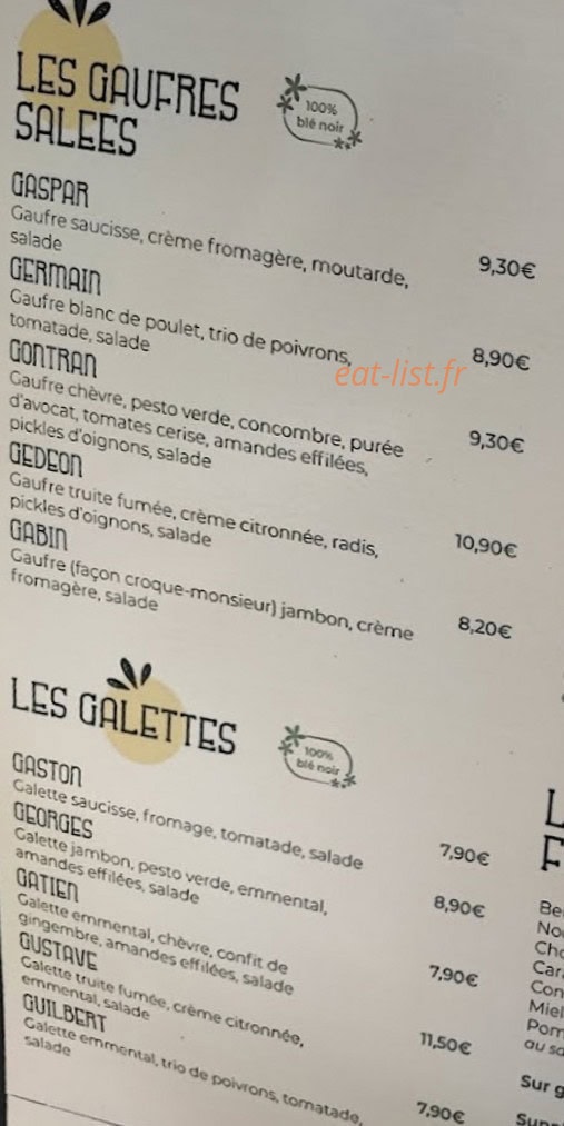 Gaspar — carte page 3