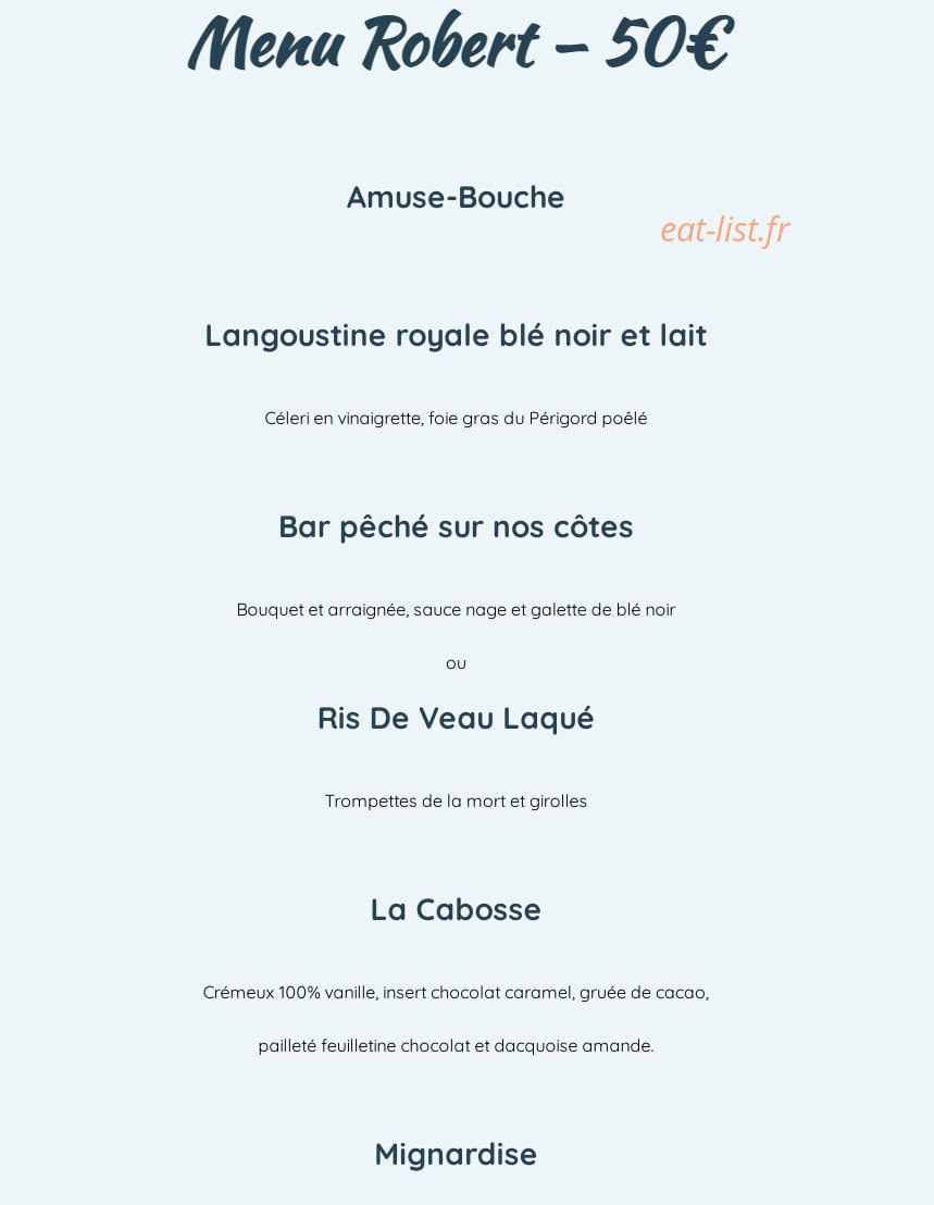 Hyacinthe & Robert — carte page 2