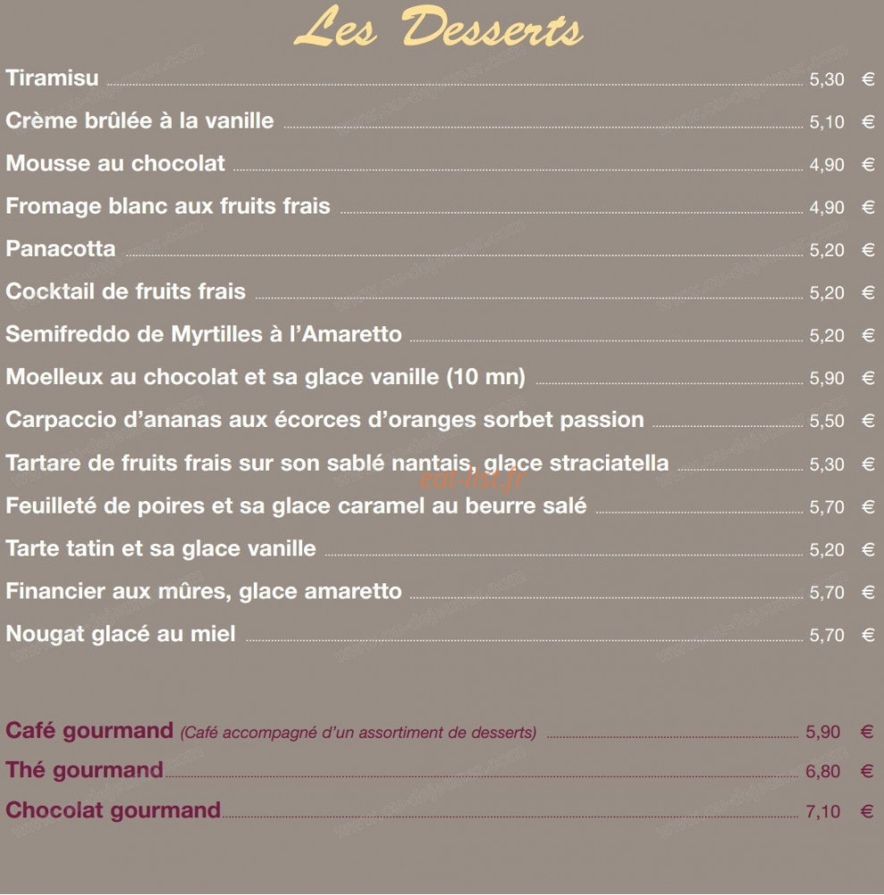 Il Carpaccio — carte page 13