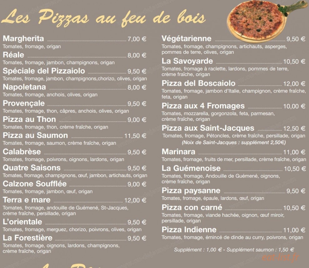 Il Carpaccio — carte page 1