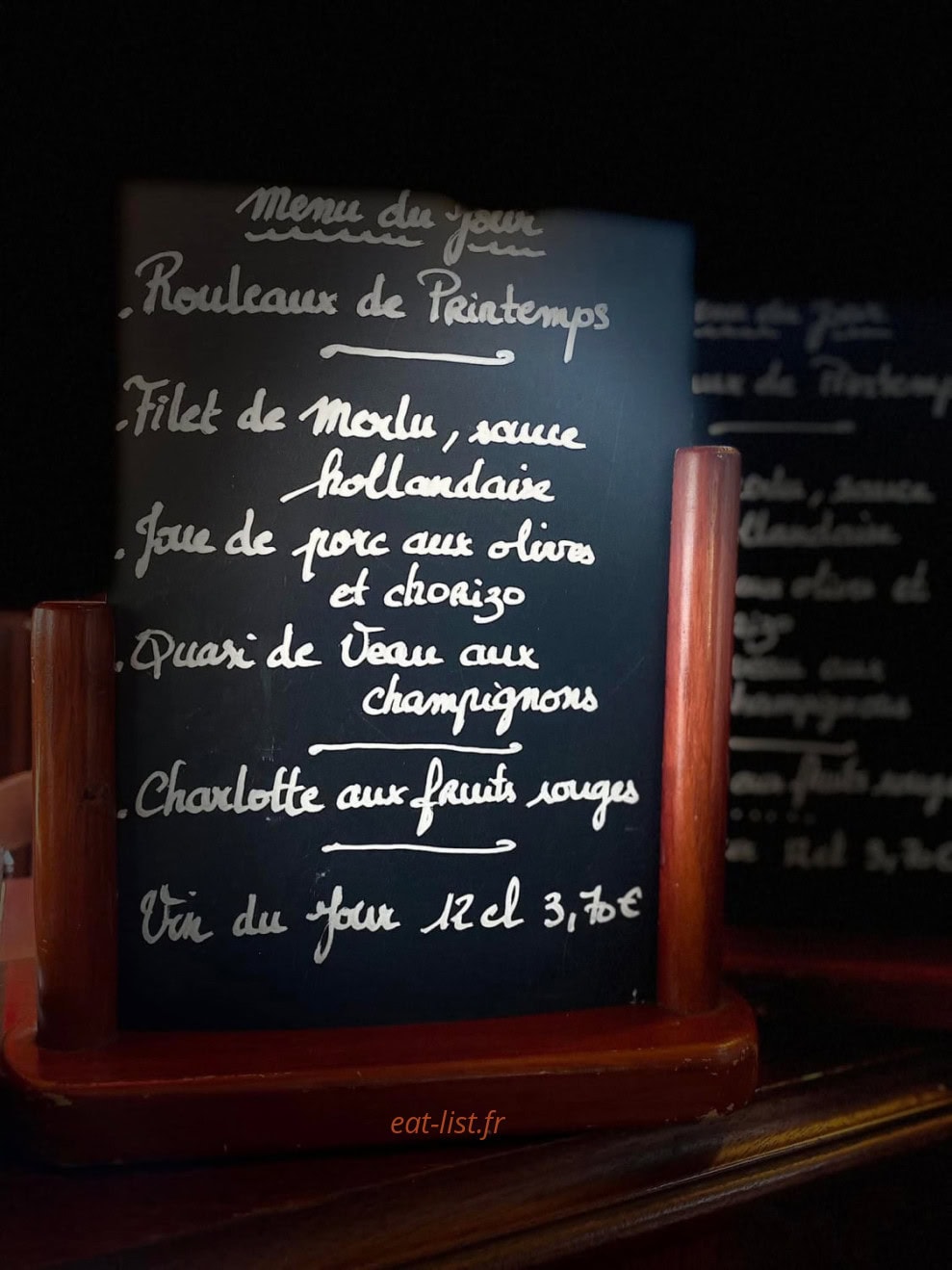 Le Grand Café — carte page 1
