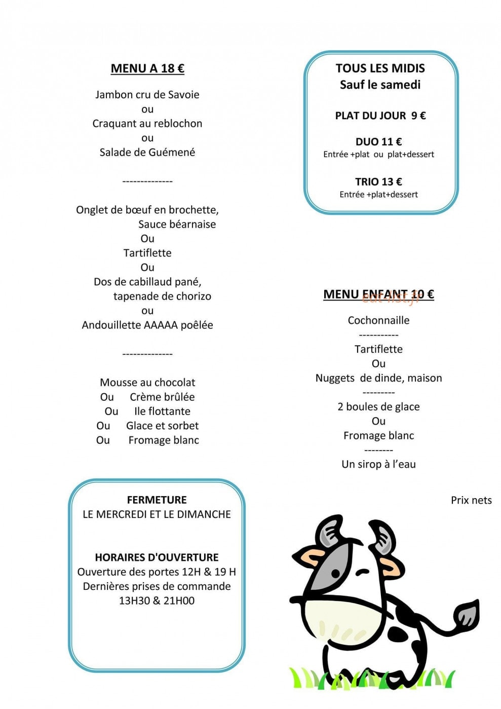 Le tavaillon — carte page 1