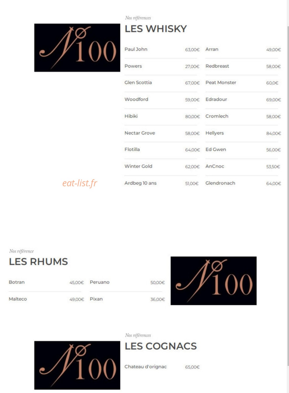 Numéro 100 — carte page 3