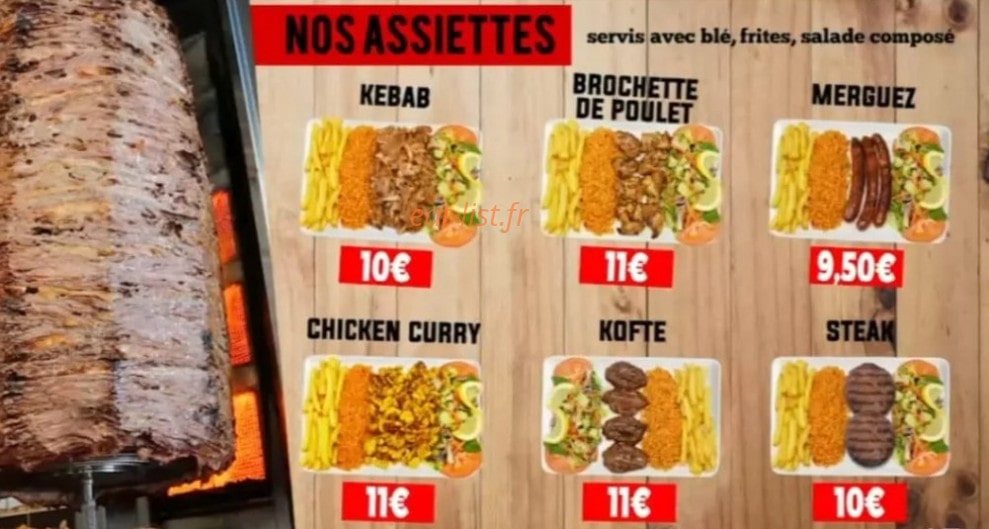 Royal Kebab — carte page 8