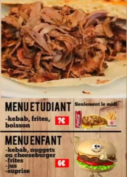 Royal Kebab — carte page 2