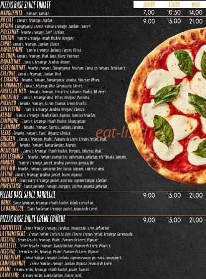 The Best Food — carte page 2