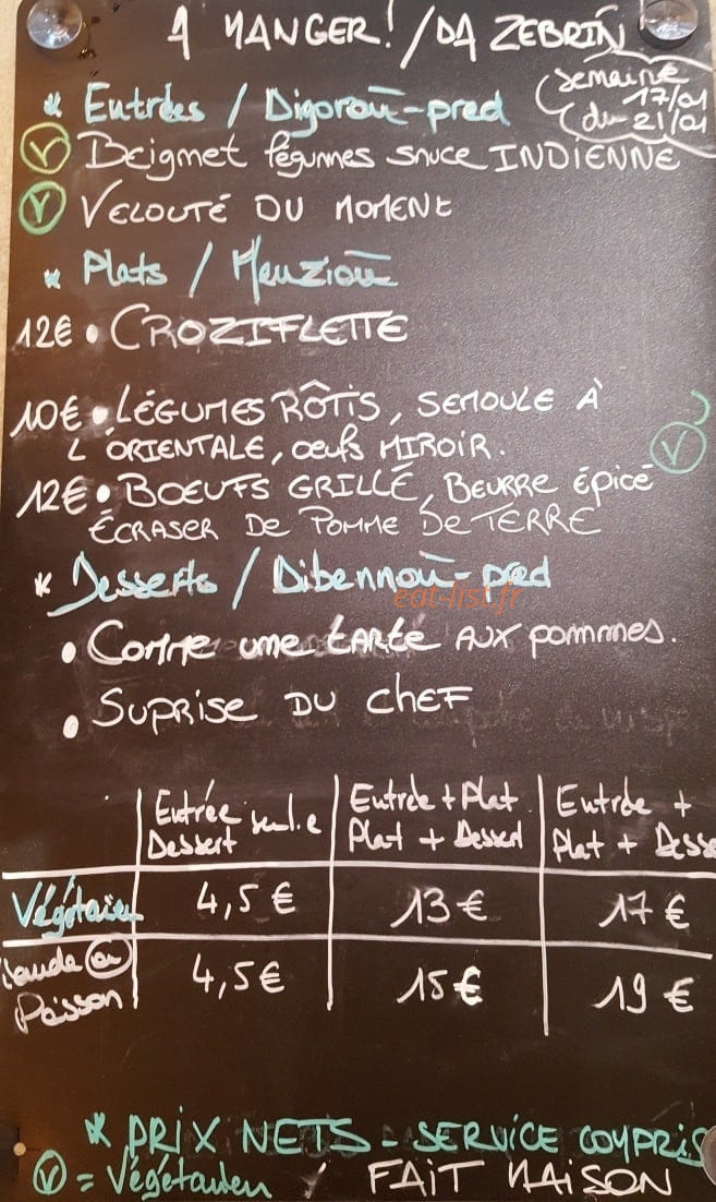 Le Grand Manger — carte page 1