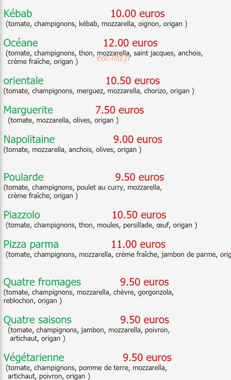Le Capri — carte page 4
