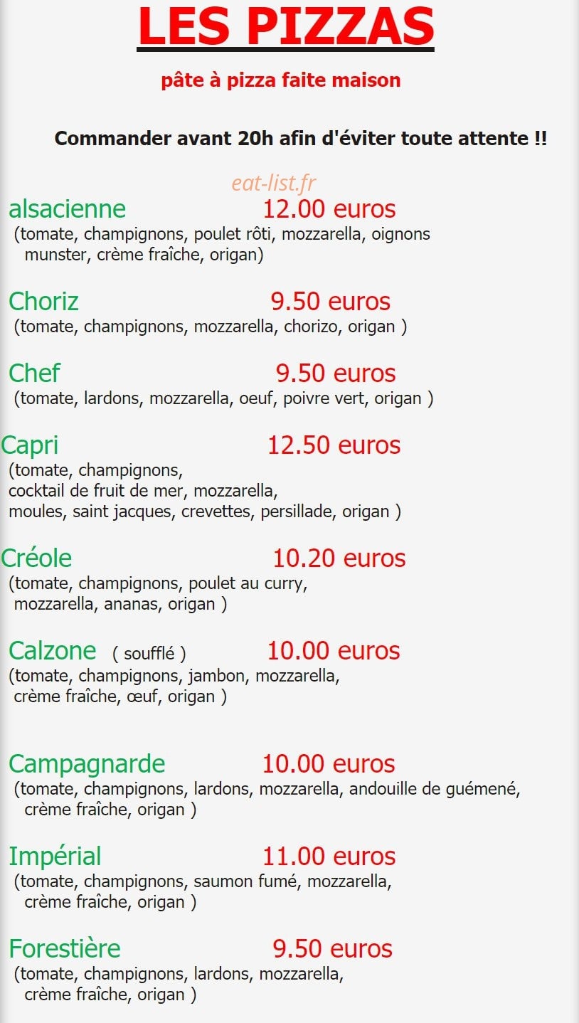Le Capri — carte page 3