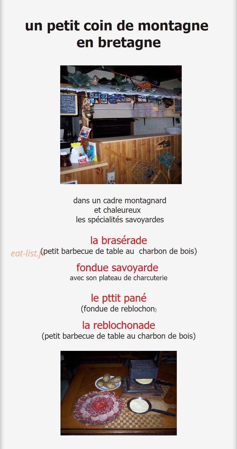 Le Capri — carte page 1