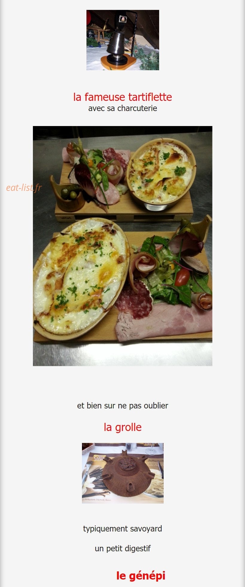 Le Capri — carte page 2